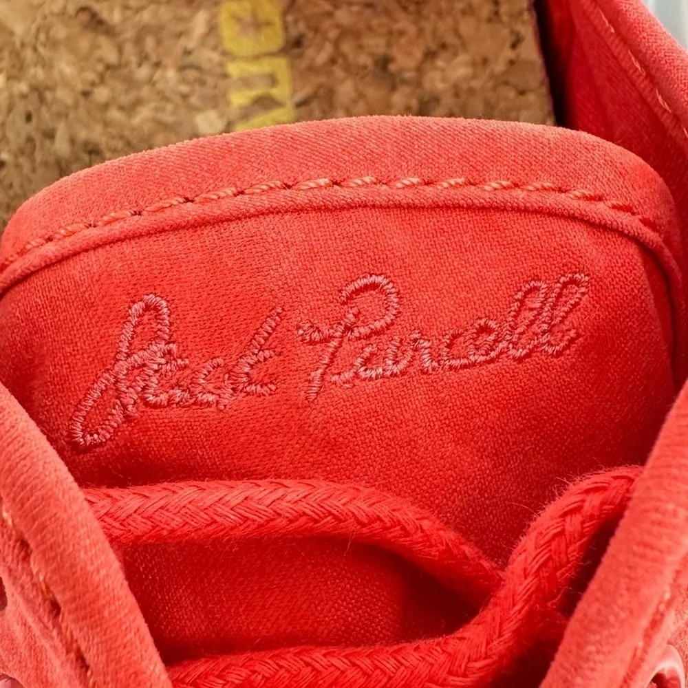 Converse Jack Purcell Unisex Dk Coral/Pink Sneakers Skate Lace Up Sz 6 Wmn/4.5Mn